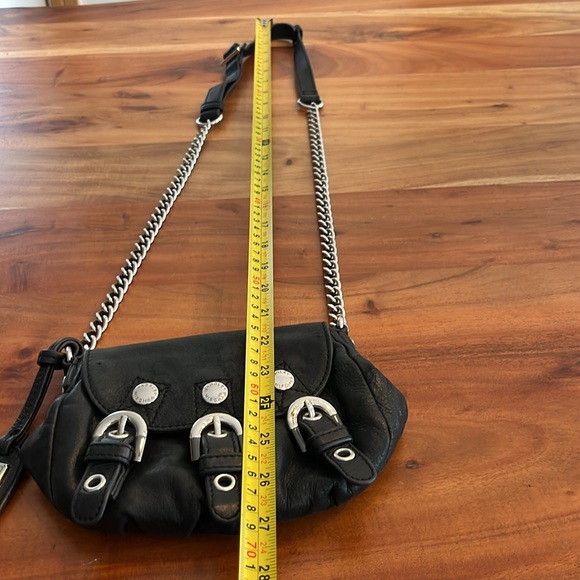 Badgley Mischka Leather Chain Link Crossbody Mini Purse - Picture 13 of 13